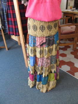 Summer Skirt Patchwork gold